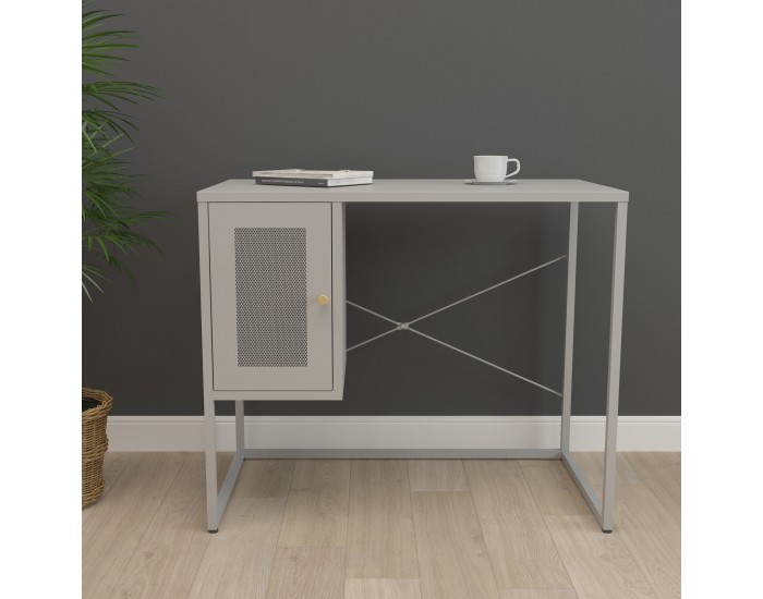 Бюро Sund Steel 75x100x50 см сиво []