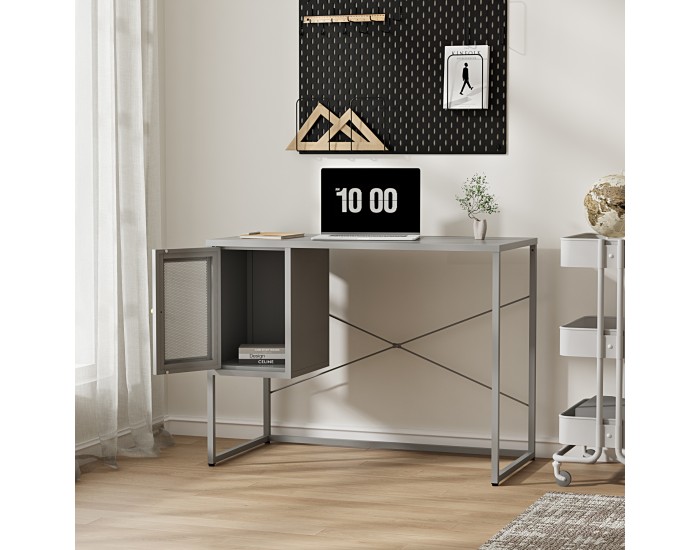 Бюро Sund Steel 75x100x50 см сиво []