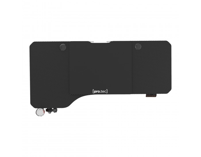 Маса с регулируема височина Stryn 160x75см черна []