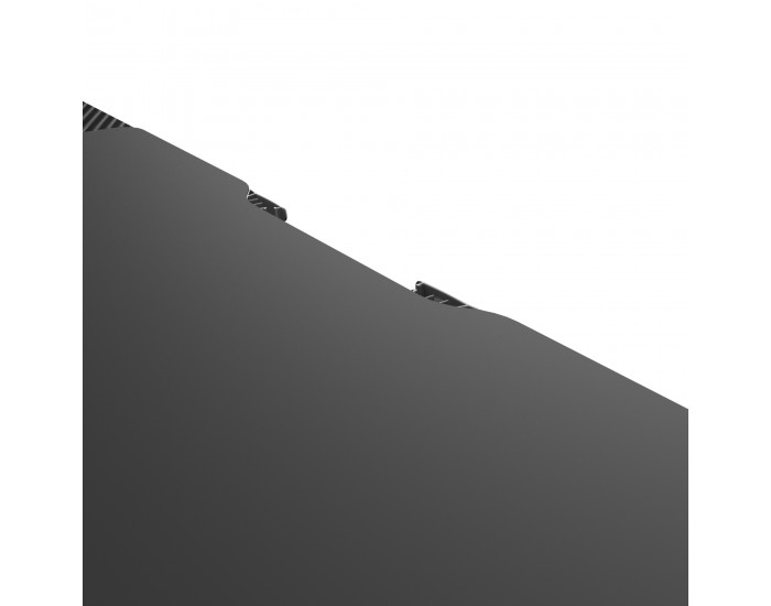 Маса с регулируема височина Stryn 160x75см черна []