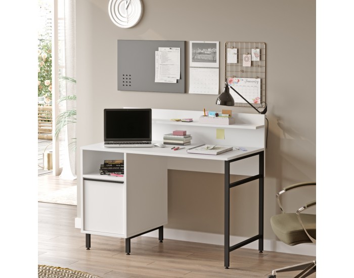 Бюро Fajaarire 120x60x100 см бяло []