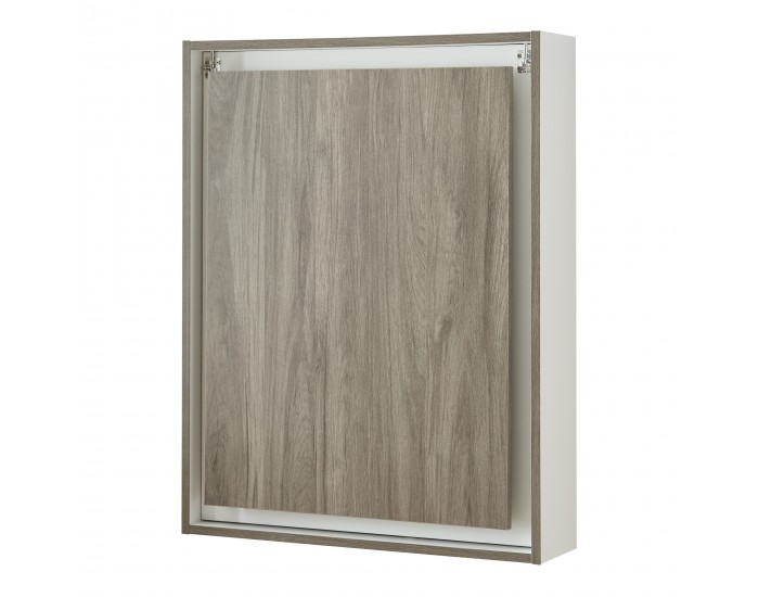 Стенна сгъваема маса Greve бяло / вид дърво []