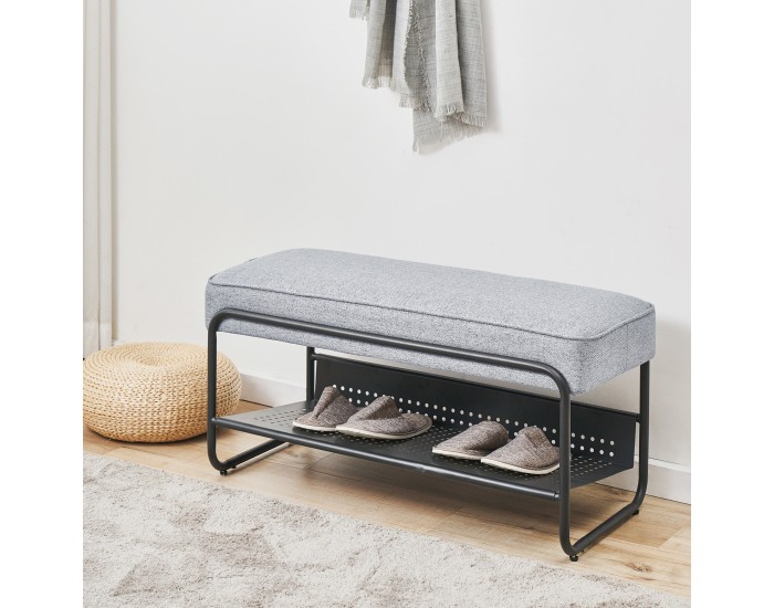 Пейка за обувки Lillehammer 90x37x42 см сива []
