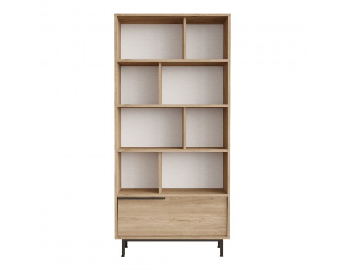 Библиотека Fajaarire 176x84x30 cm вид дъб []