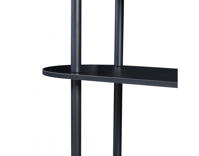 Библиотека Øvre 108x80x30 см 4 рафта Черен []