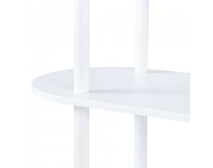 Библиотека Øvre 76,5x80x30 см 3 рафта Бяла []