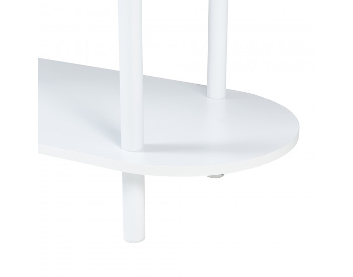 Библиотека Øvre 76,5x80x30 см 3 рафта Бяла []