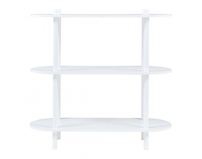 Библиотека Øvre 76,5x80x30 см 3 рафта Бяла []