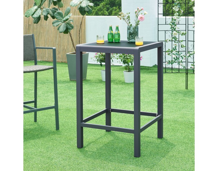 Външна бар маса Avise алуминиево стъкло антрацит []