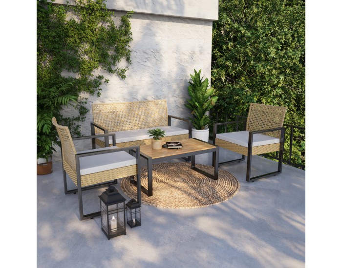 Комплект градински мебели Calciano 4 части. []