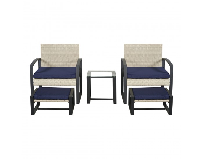 Комплект градински мебели Calvello 5 части []