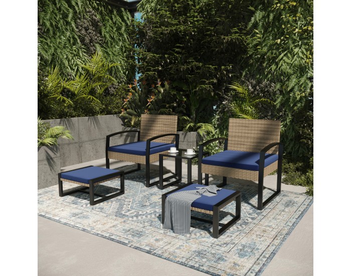 Комплект градински мебели Calvello 5 части []