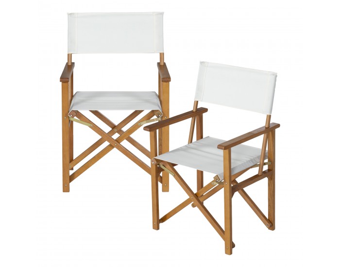 Комплект за бистро Capistrello от 3 части, бял []