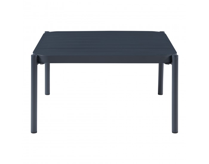 Комплект градински мебели от 3 части Accettura, алуминий, сив []