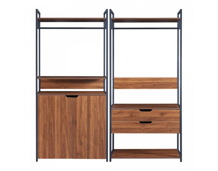 Комплект закачалка от 2 Larem 1 шкаф 2 чекмеджета []