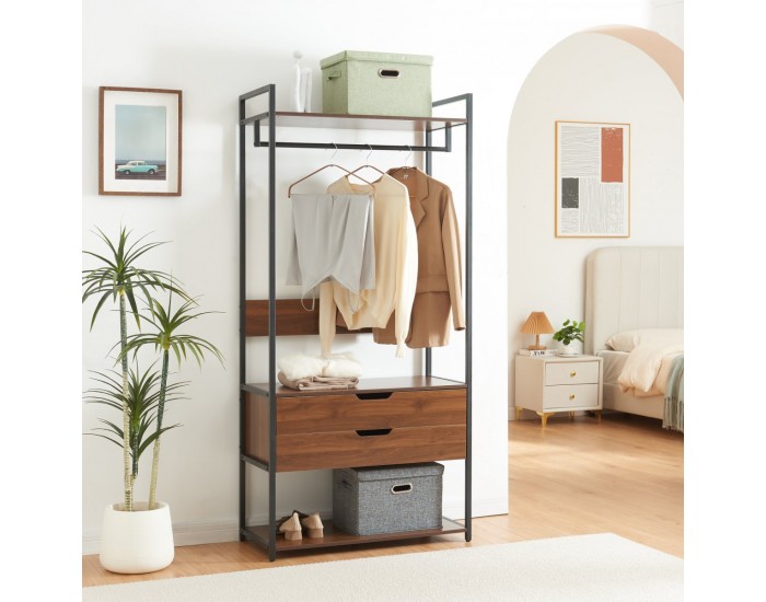 Комплект закачалка от 2 Larem 1 шкаф 2 чекмеджета []