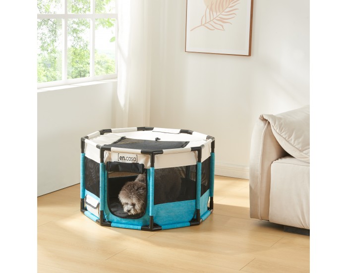 Кошара за домашни любимци Nærøysund 112x112x62 cm []