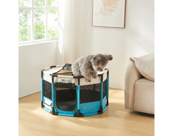 Кошара за домашни любимци Nærøysund 112x112x62 cm []