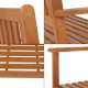Градинска пейка Canzano 120x58x90 см []