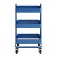 Pyhäntä кухненска количка с 3 нива синя []