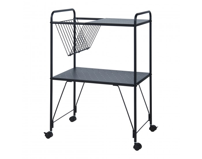 Количка за сервиране Austrheim 73x50x33см черна []