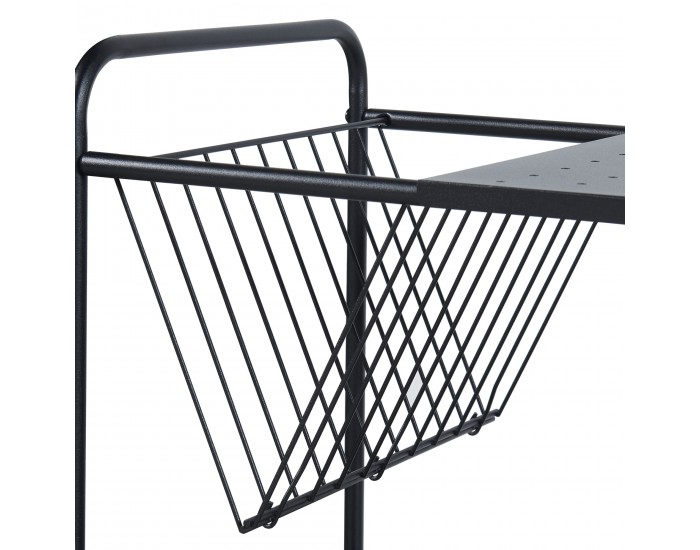 Количка за сервиране Austrheim 73x50x33см черна []