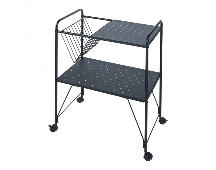 Количка за сервиране Austrheim 73x50x33см черна []