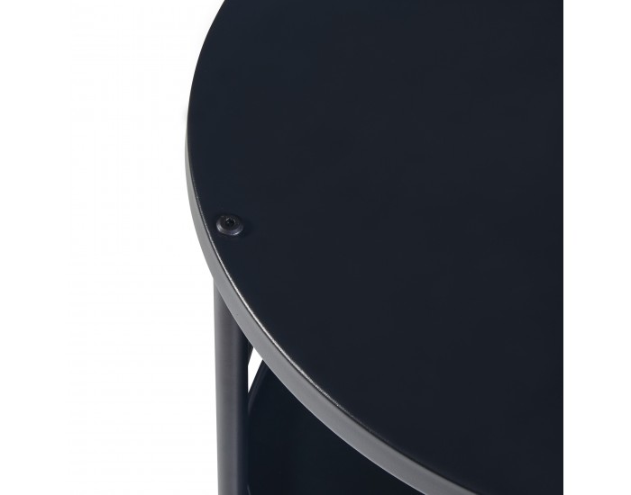 Количка за сервиране Munkedal метална черна []