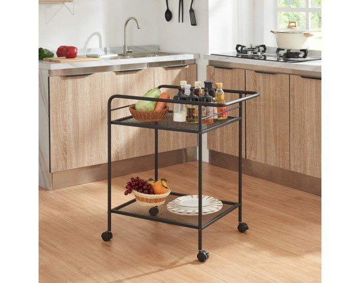 Количка за сервиране Hole Black []