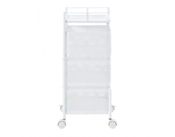 Sunndal количка с 3 нива 64,5x27x27см бяла []