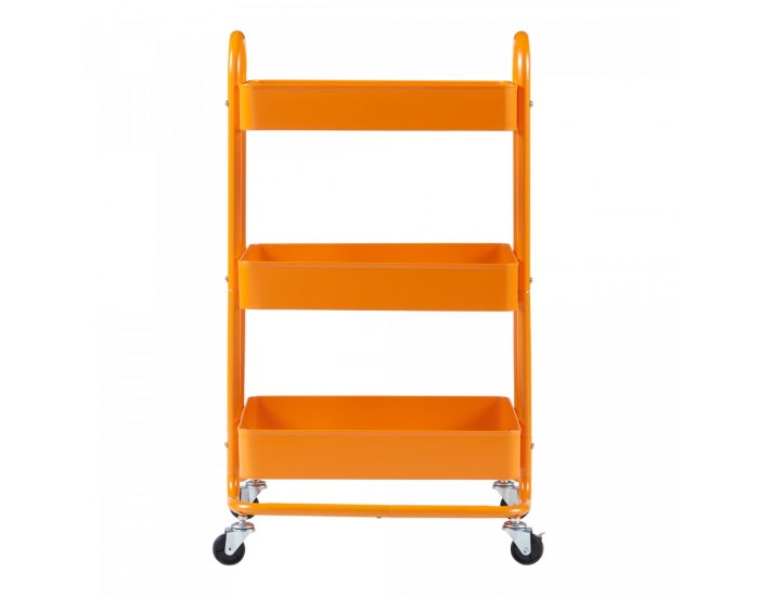 Pyhäntä кухненска количка с 3 нива Orange []
