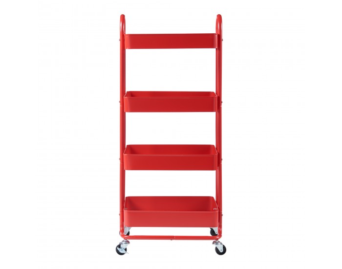 Кухненска количка Pyhäntä с 4 нива червена []