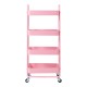 Pyhäntä кухненска количка с 4 нива розова []
