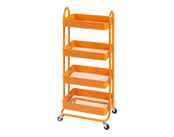 Pyhäntä кухненска количка с 4 нива Orange []