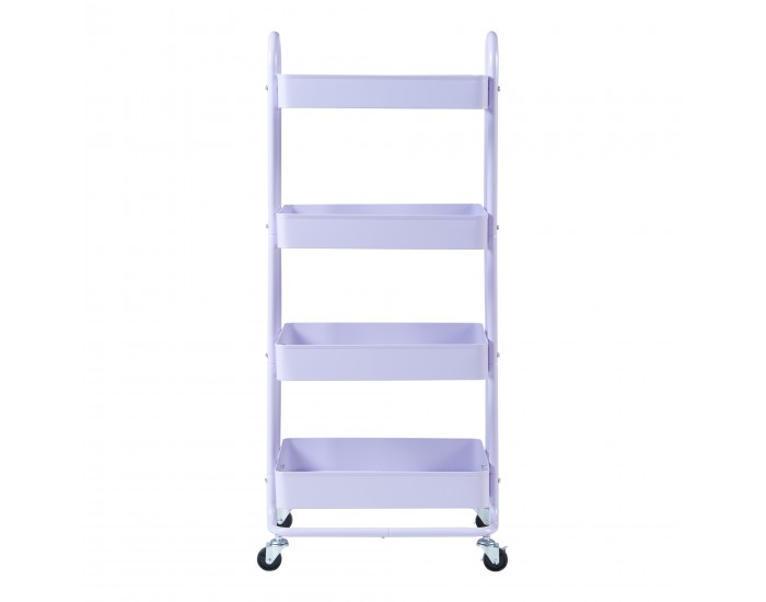 Кухненска количка Pyhäntä с 4 нива, лилава []