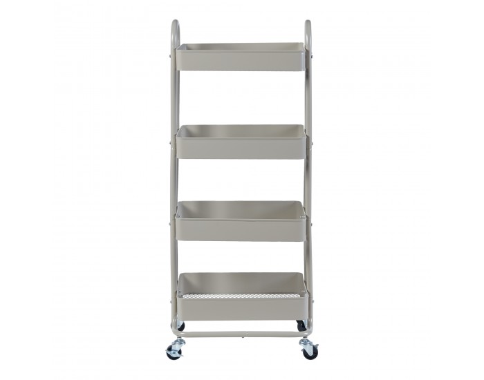 Кухненска количка Pyhäntä с 4 нива, цвят камила []