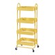 Pyhäntä кухненска количка с 4 нива жълта []