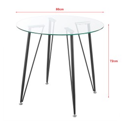 Стъклена маса Huittinen [] - Трапезни маси