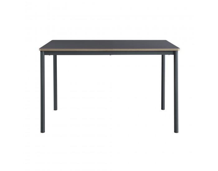 Трапезна маса Lindesberg за 4 души 120x70 см сива []