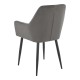 Комплект трапезарни столове Hollola от 2 бр., тъмносив []