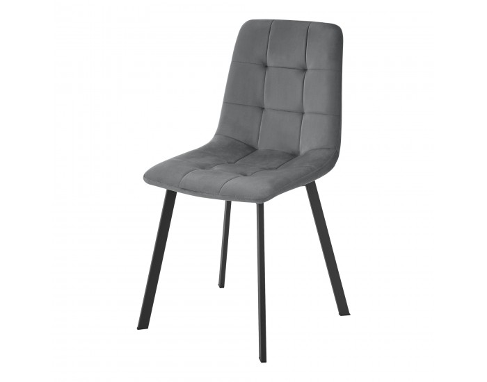 Комплект трапезни столове Lexnitz от 2 бр., тъмносив []