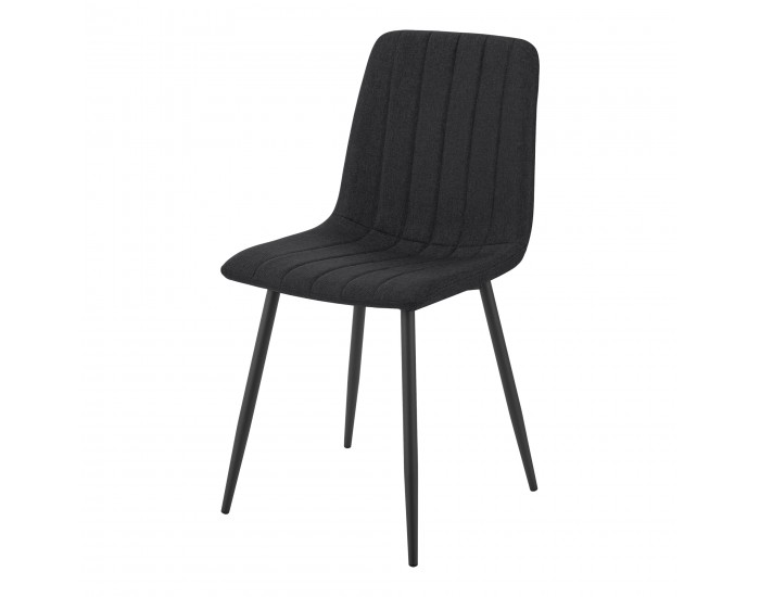 Комплект трапезарни столове Elsern от 2 черни []