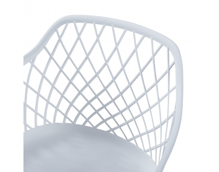 Комплект трапезарни столове Kangasniemi от 2 бели []