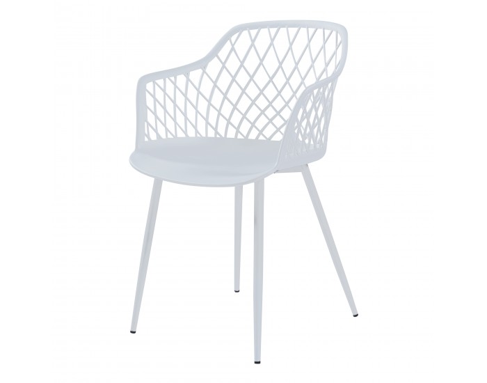 Комплект трапезарни столове Kangasniemi от 2 бели []