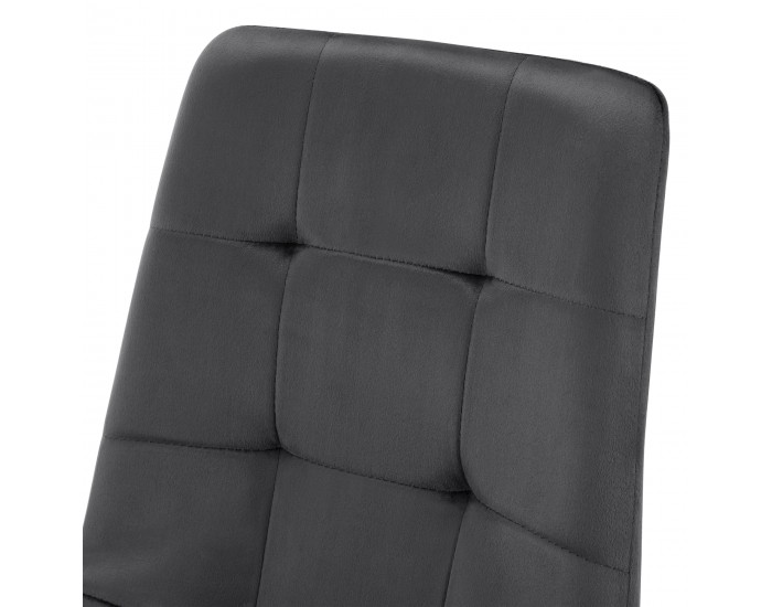 Комплект трапезарни столове Lexnitz 4 квадратни крака тъмносив []