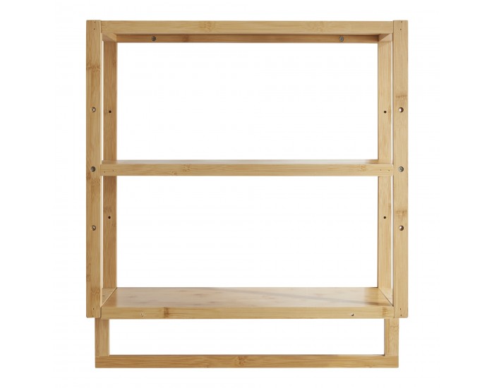 Рафт за баня Östra с бамбукова поставка за кърпи []