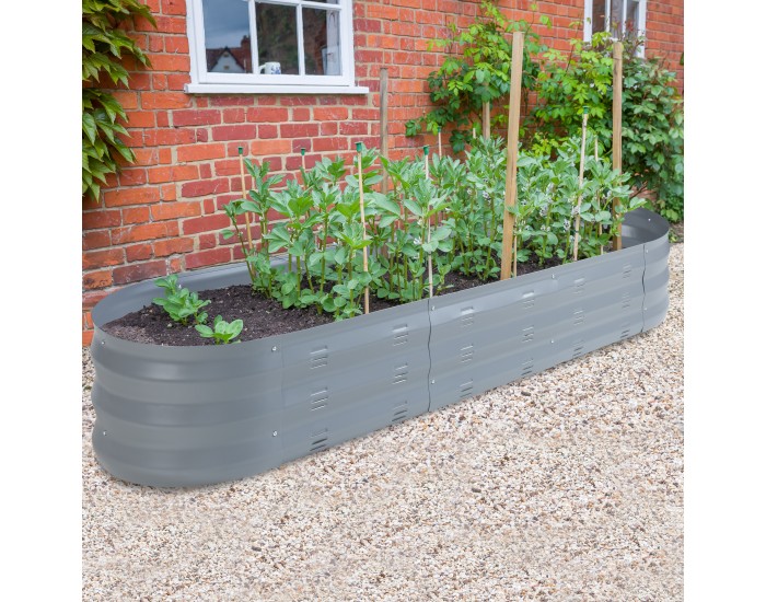 Стоманена леха Alfedena 171x50x25 см []