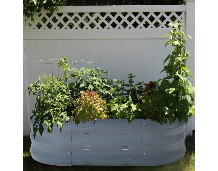 Стоманена леха Alfedena 90x50x25 см []