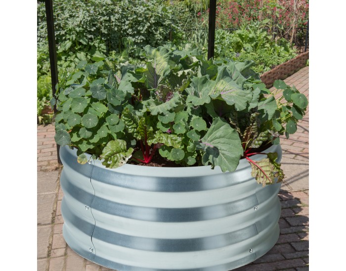 Леха за растения Andrano стомана Ø61x30,5 cm []