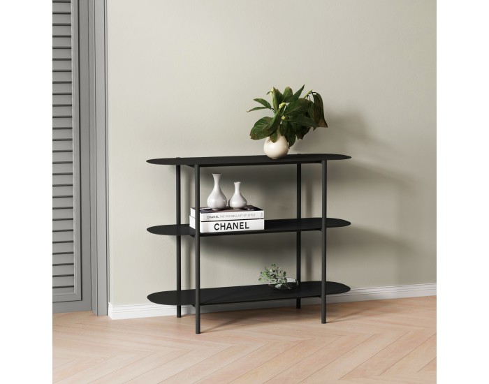 Конзолна маса Enebakk 70x90x32cm черен, мат []